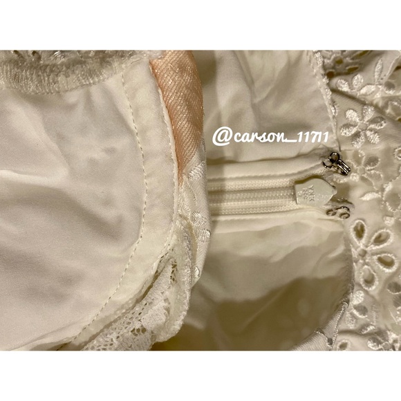 NWT For Love & Lemons Sophie Eyelet Mini Dress S - Picture 12 of 15